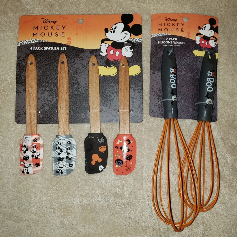Halloween Mickey mini spatulas and whisk set